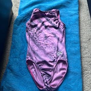 Animal print leotard